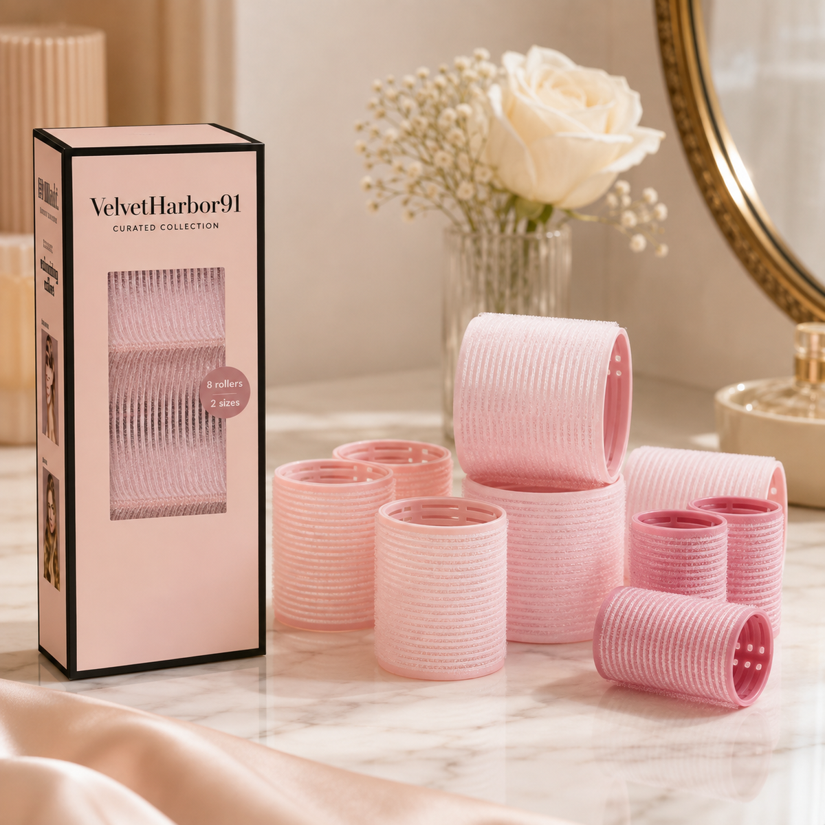 9-Piece Volumizing Hair Rollers