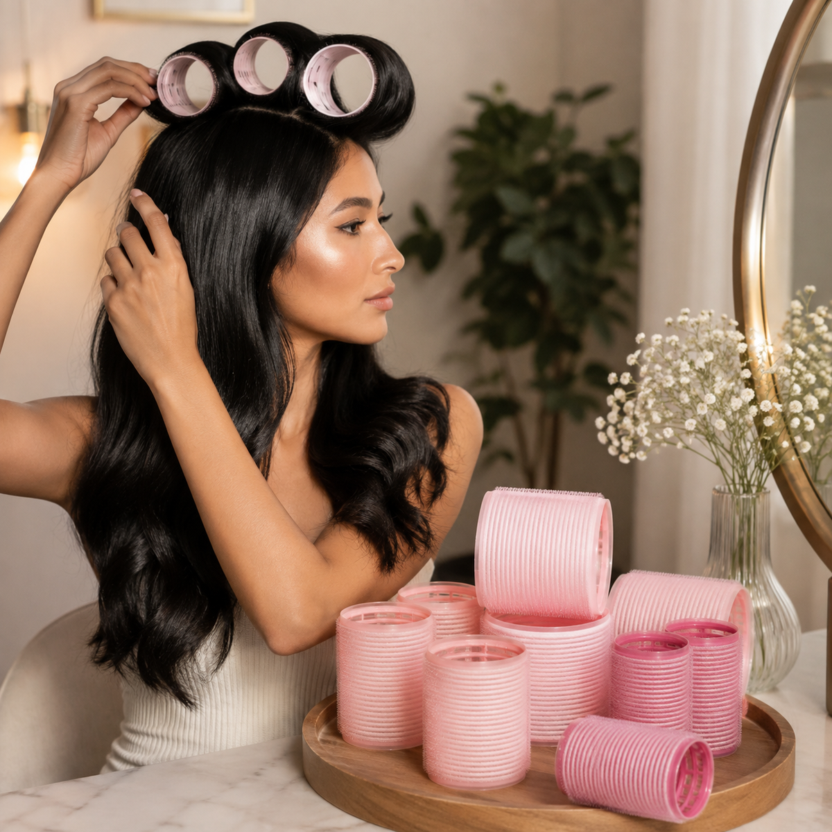 9-Piece Volumizing Hair Rollers