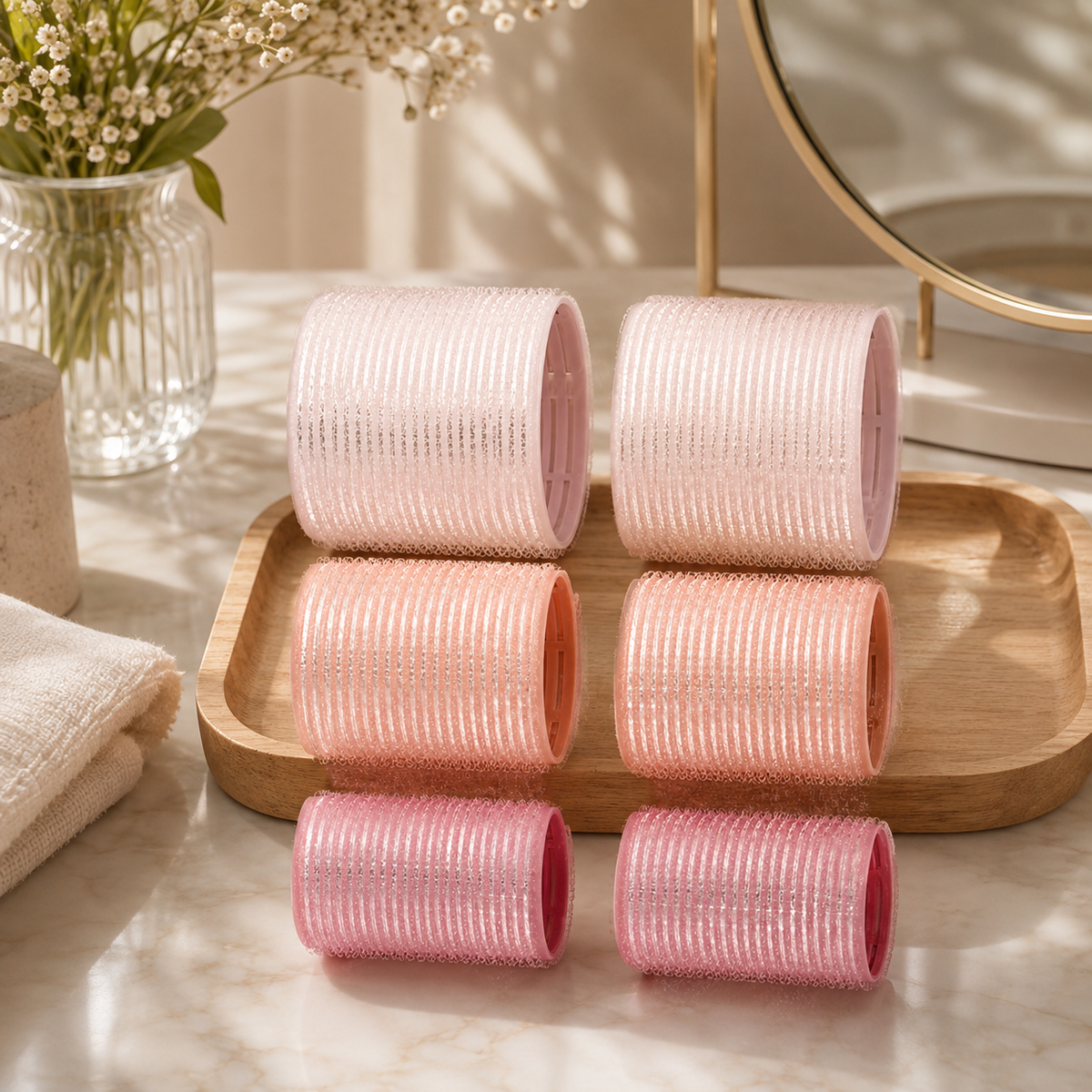 9-Piece Volumizing Hair Rollers