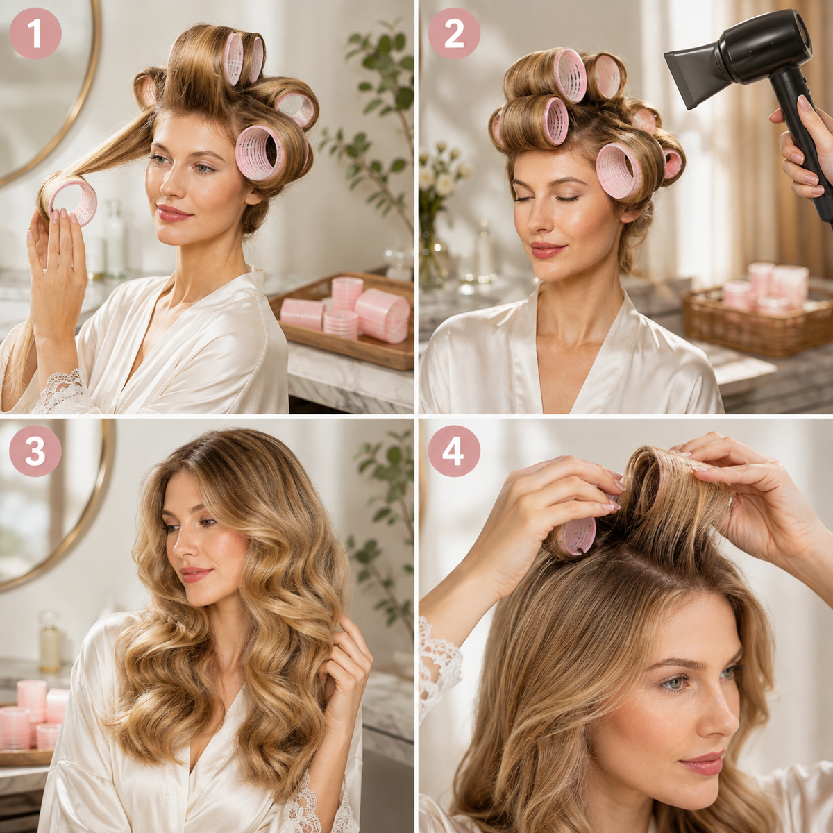 9-Piece Volumizing Hair Rollers