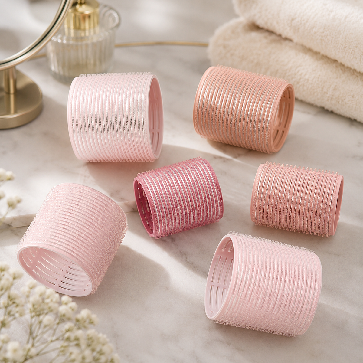 9-Piece Volumizing Hair Rollers