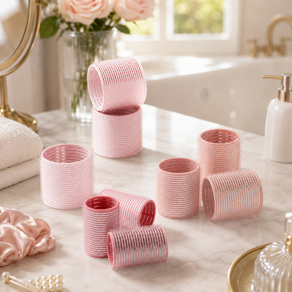 9-Piece Volumizing Hair Rollers